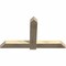 Ekena Millwork Eugene Rough Sawn Timber Gable Bracket, Douglas Fir, 60"W x 35"H x 4"D x 6"F, 14/12 Pitch GBW060X35X0406EUG00RDF - alternate 5